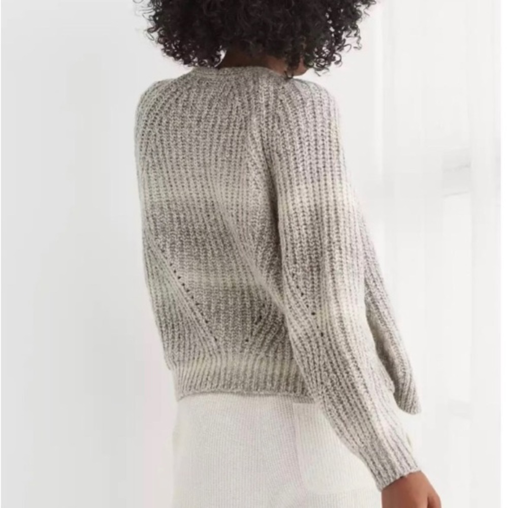 Aerie Space Dye Chunky Knit Crop Sweater M - Picture 2 of 8